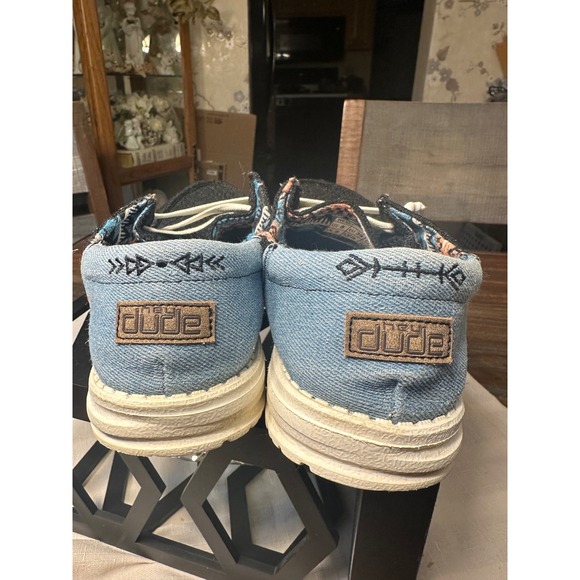 Hey Dude Women Black Woven Slip On Shoes Casual Comfort Lightweight size‎ 8 - Picture 3 of 9